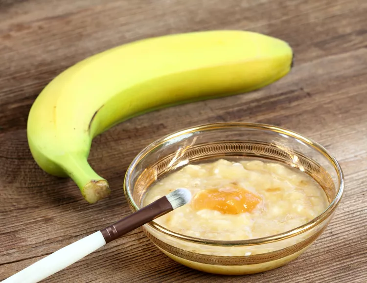  face mask with coconut oil and banana