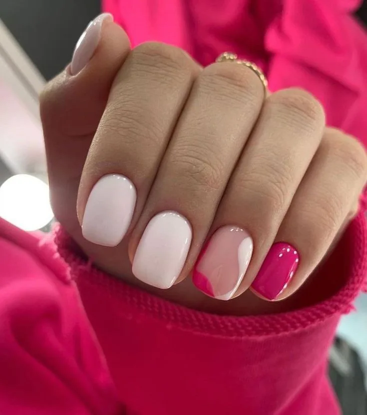 pretty summer nail color