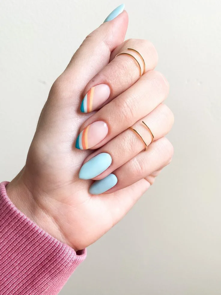 Summer Round Nail Designs