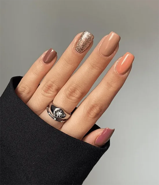 cute fall nail manicure