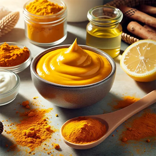 Tumeric face mask