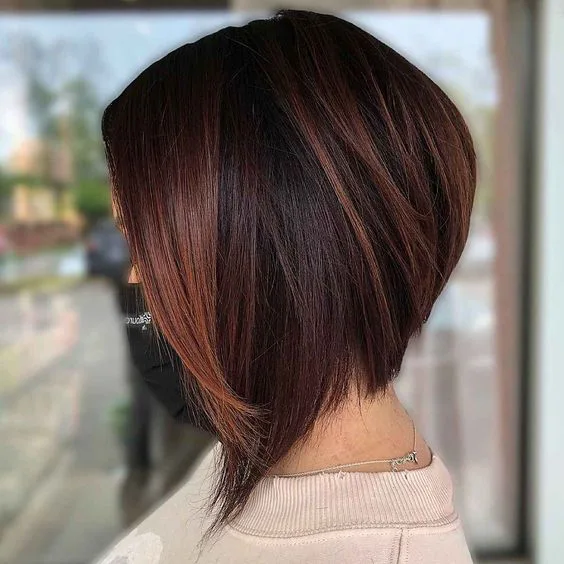 Angled Bob haircuts for thin hair