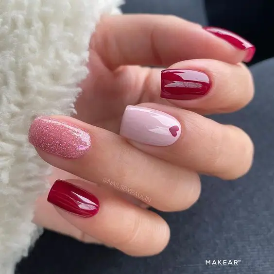 heart nail designs