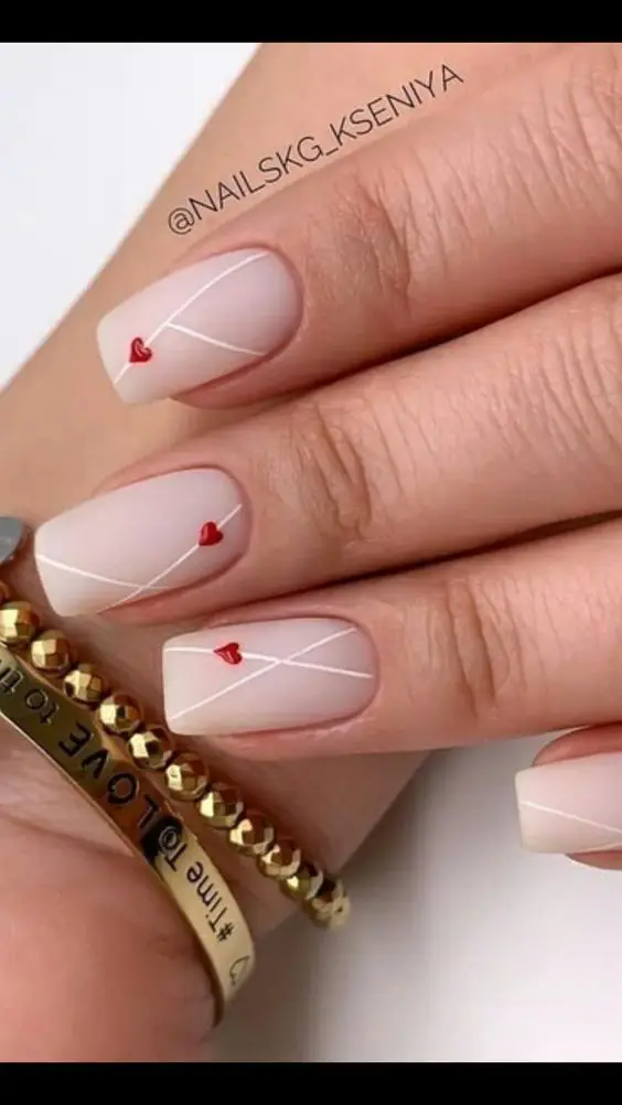 nail design for valentine
