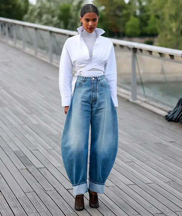 Barrel Leg Jeans