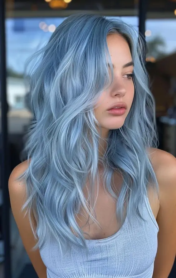 Ice Blue hair