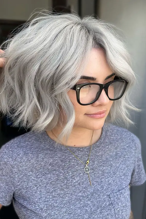 Silver hair color