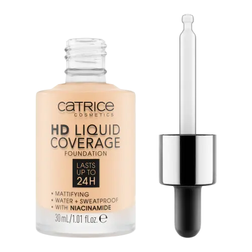 Catrice Cosmetics HD Liquid Coverage Foundation- the best foundations for oily skin