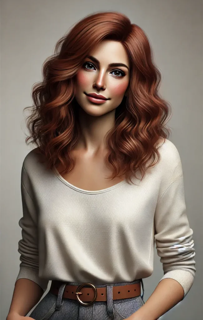 Winter Hair Color Trends 2024 - Auburn Spice