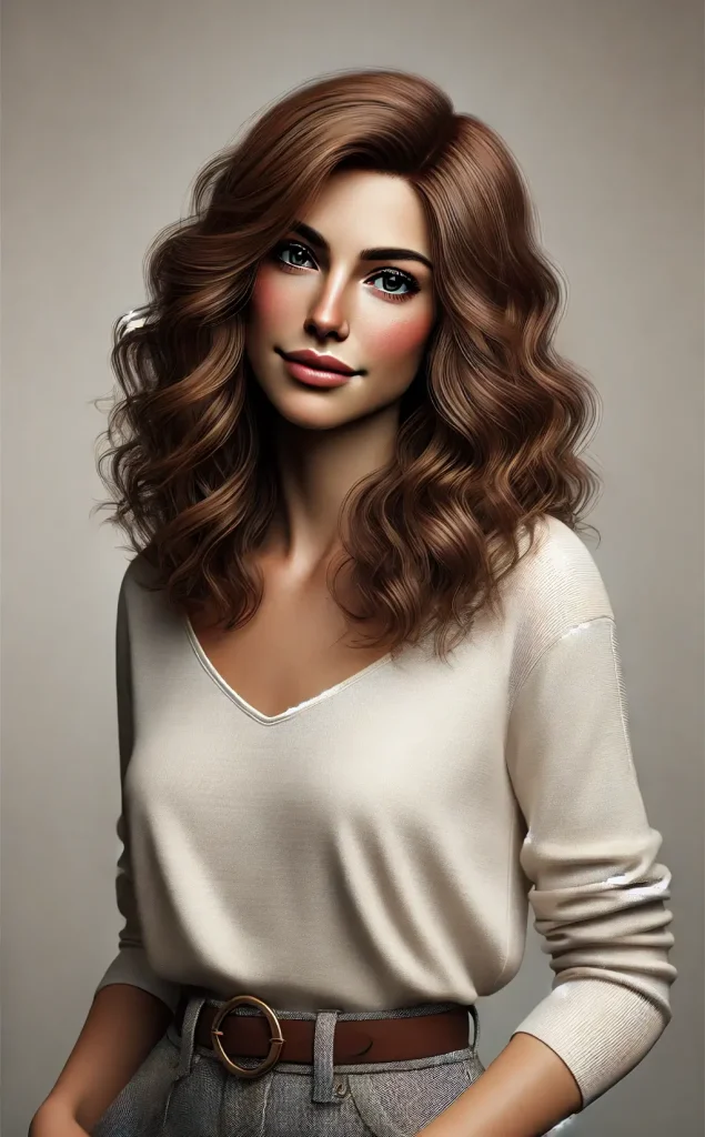 Winter Hair Color Trends 2024 - toffee brown